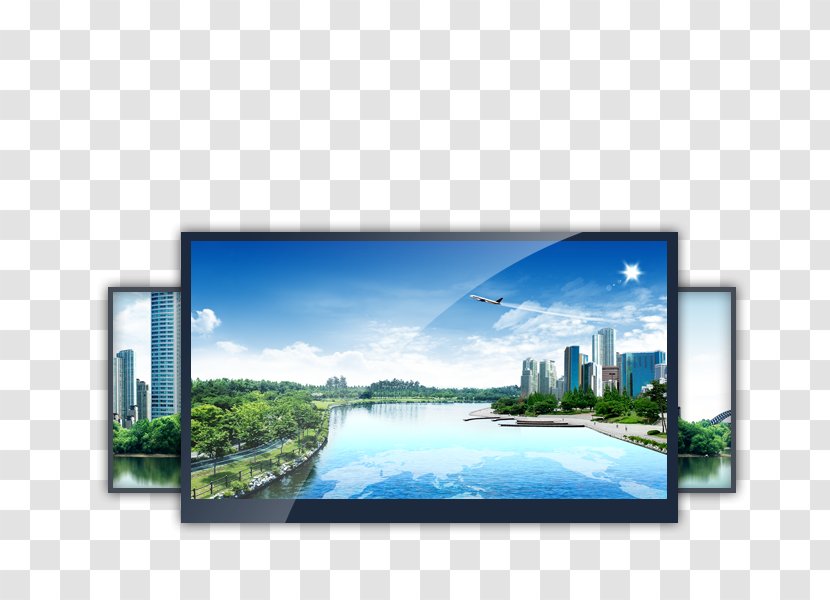 LCD Television Set - Stereoscopy - TV Material Transparent PNG