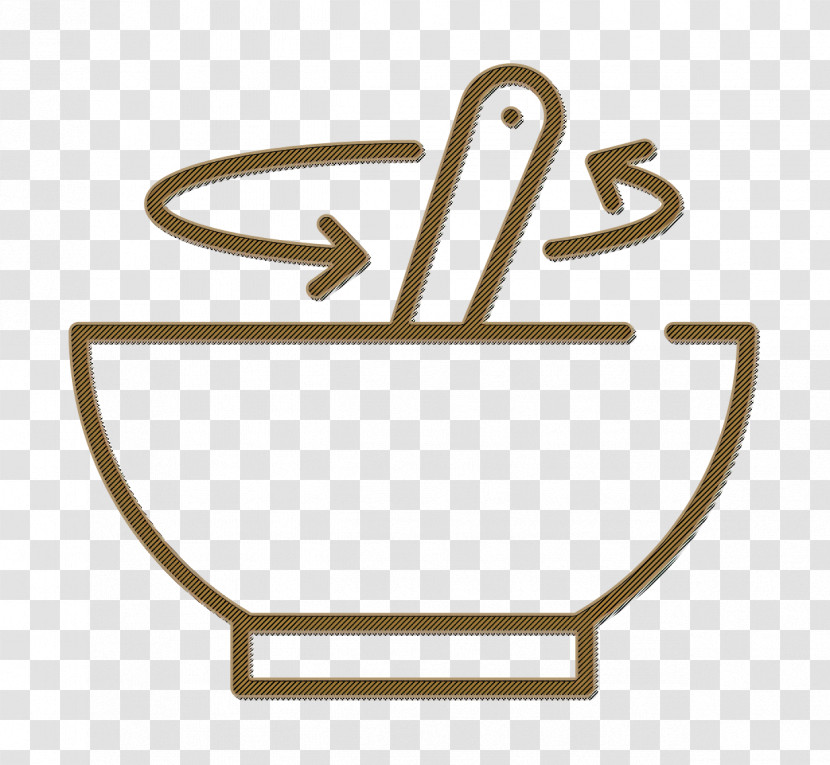 Bowl Icon Cooking Icon Stir Icon Transparent PNG