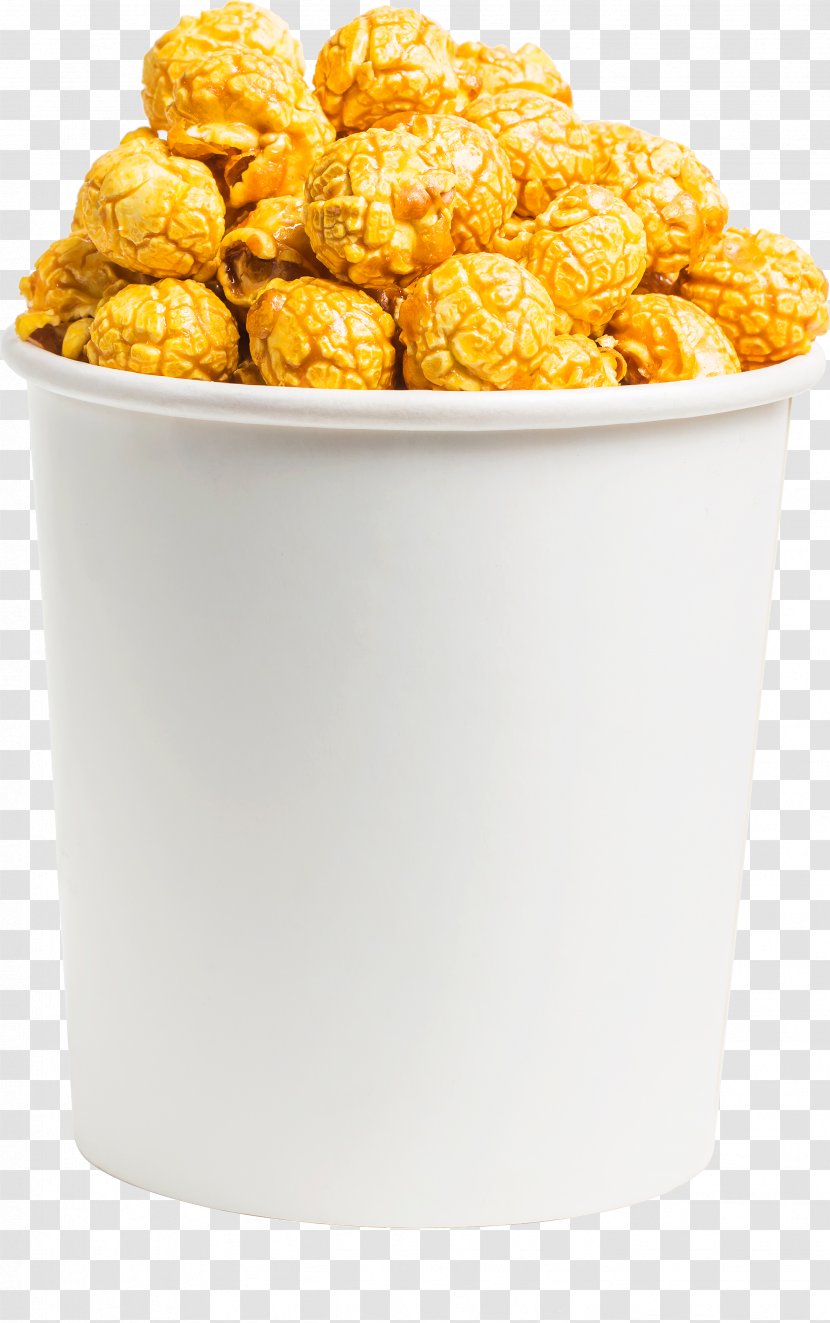 Popcorn Caramel Corn Food Icon - Vegetarian - HD Transparent PNG