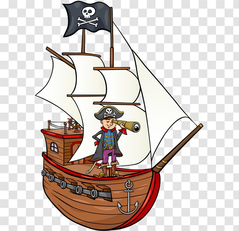 Piracy St. Augustine Pirate & Treasure Museum Cartoon - Ship Transparent PNG