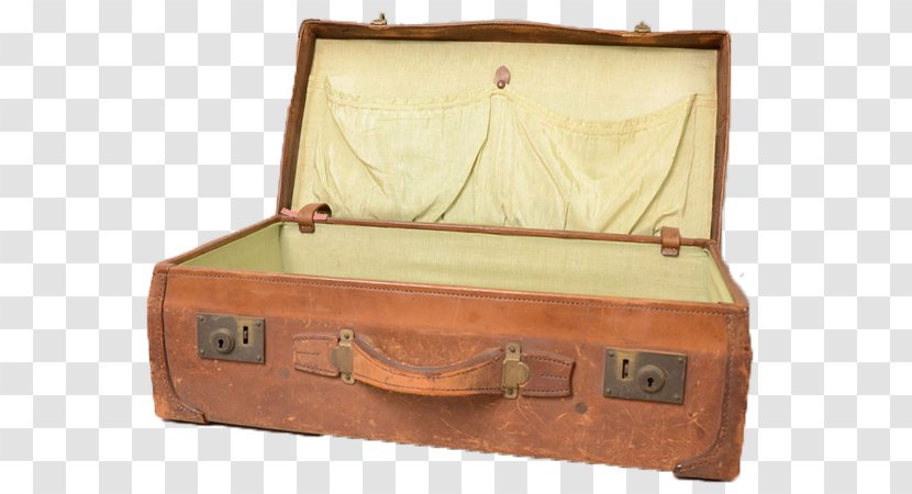 Trunk Suitcase Bag - Vintage Media Transparent PNG