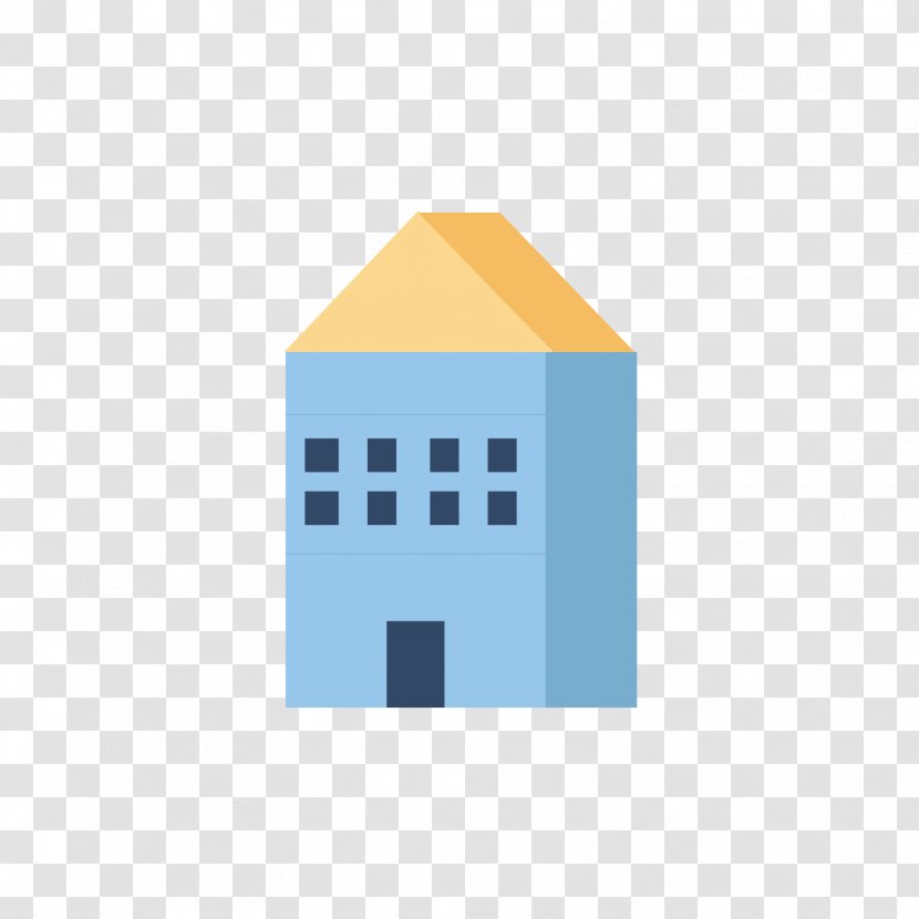 Blue Yellow Architecture - Designer - A Model Of And Squares Transparent PNG
