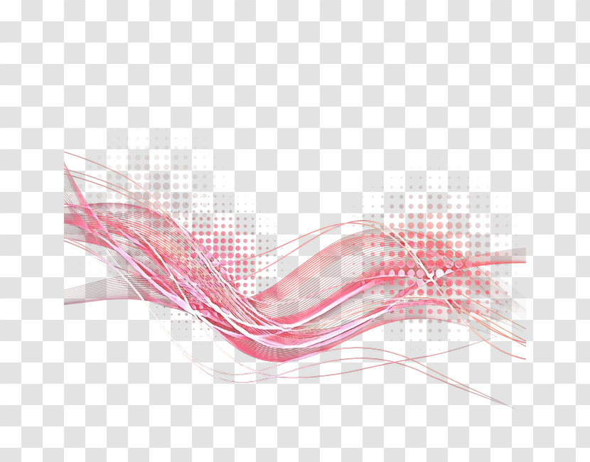 Pink White Line Muscle Transparent PNG