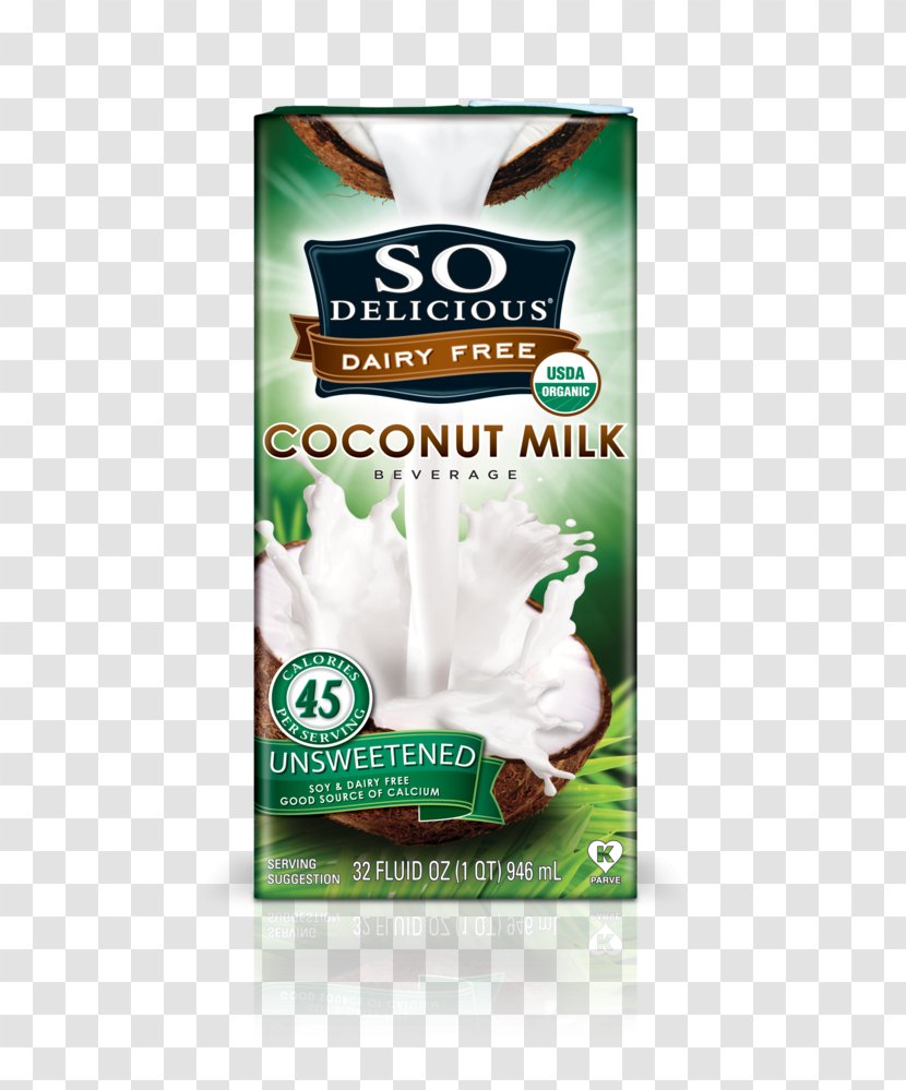 So Delicious Coconut Milk Beverage Original Soy - Herbal Transparent PNG