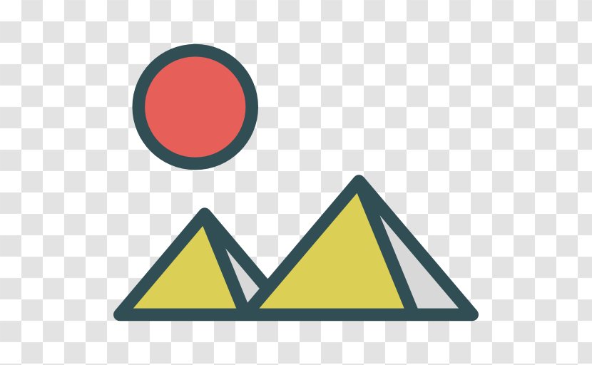 Egyptian Pyramids Clip Art - Logo - Egypt Landmark Transparent PNG