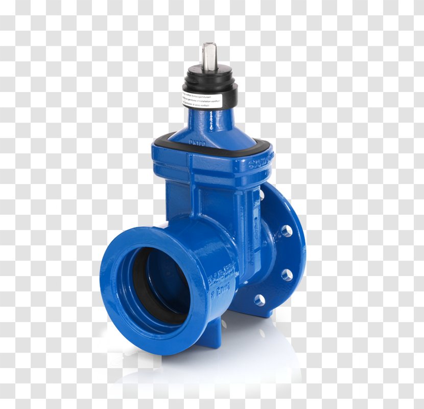 Gate Valve Pneumatics Flange KSB - Steel - Water Transparent PNG