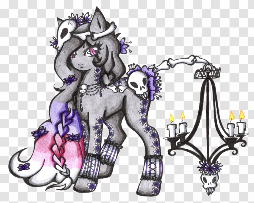 Horse Carnivora Legendary Creature Animated Cartoon - Purple Transparent PNG