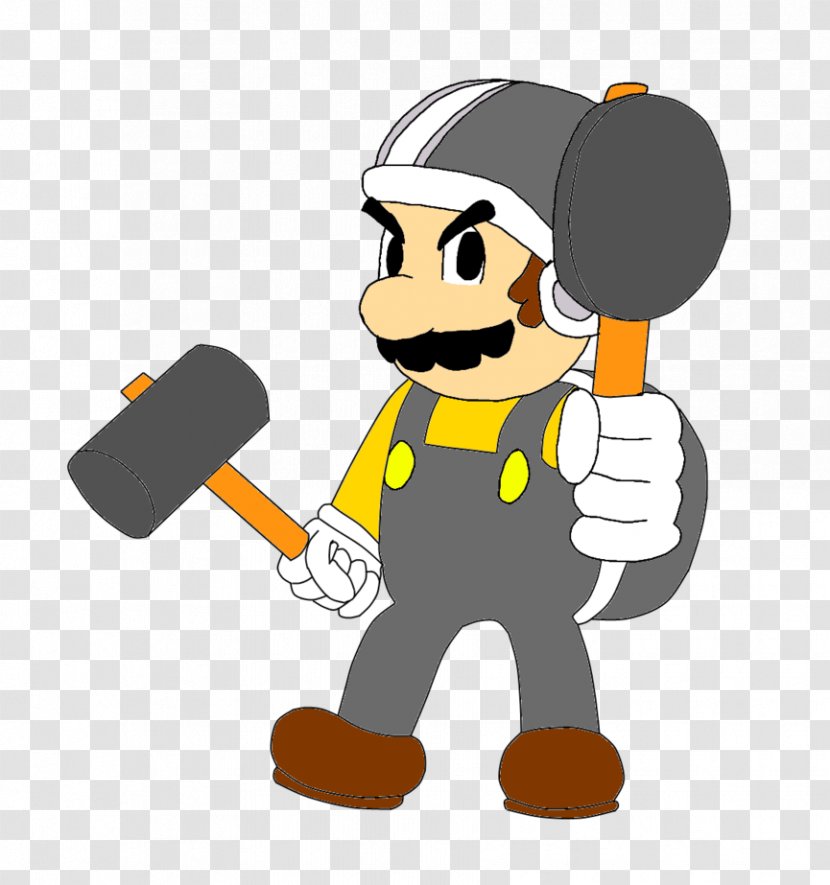 Mario Bros. Paper Syobon Action Luigi - Hammer Bro Transparent PNG