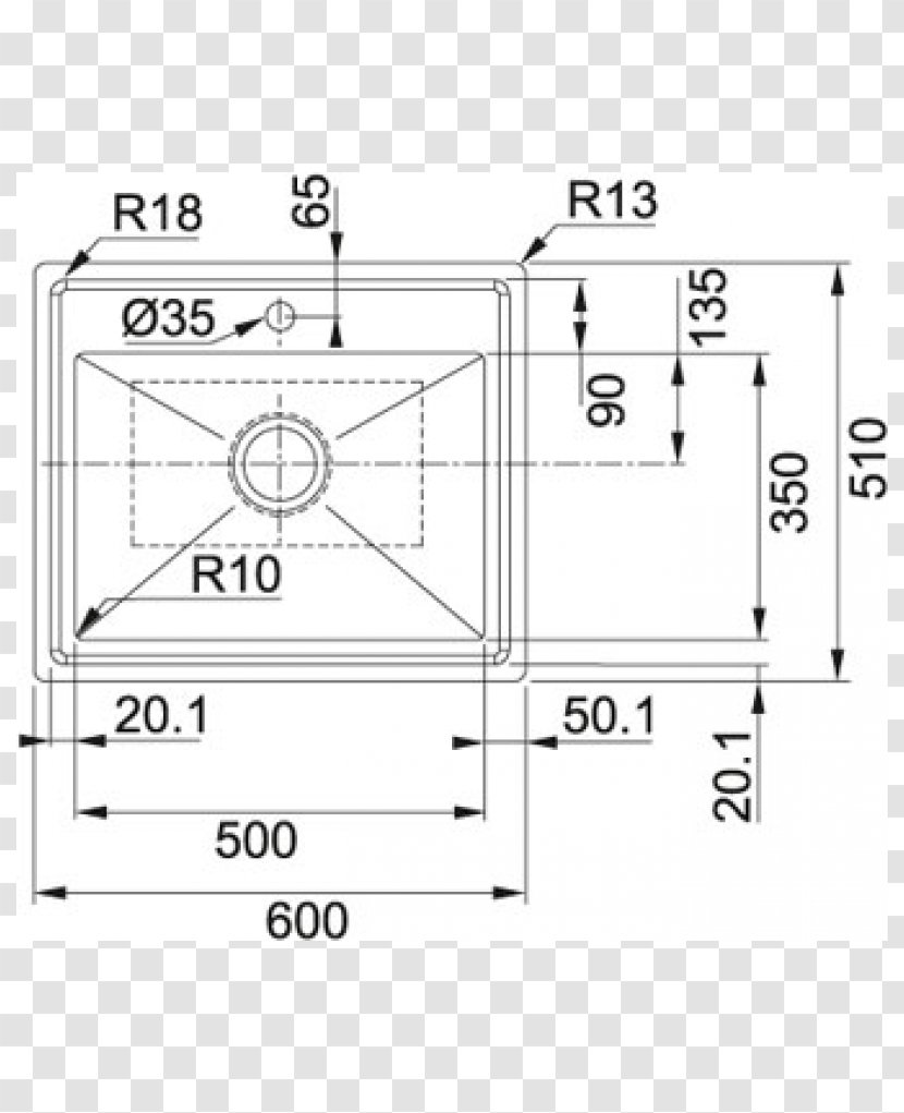 /m/02csf Franke Sink Drawing Millimeter - Number - FRANKE Transparent PNG