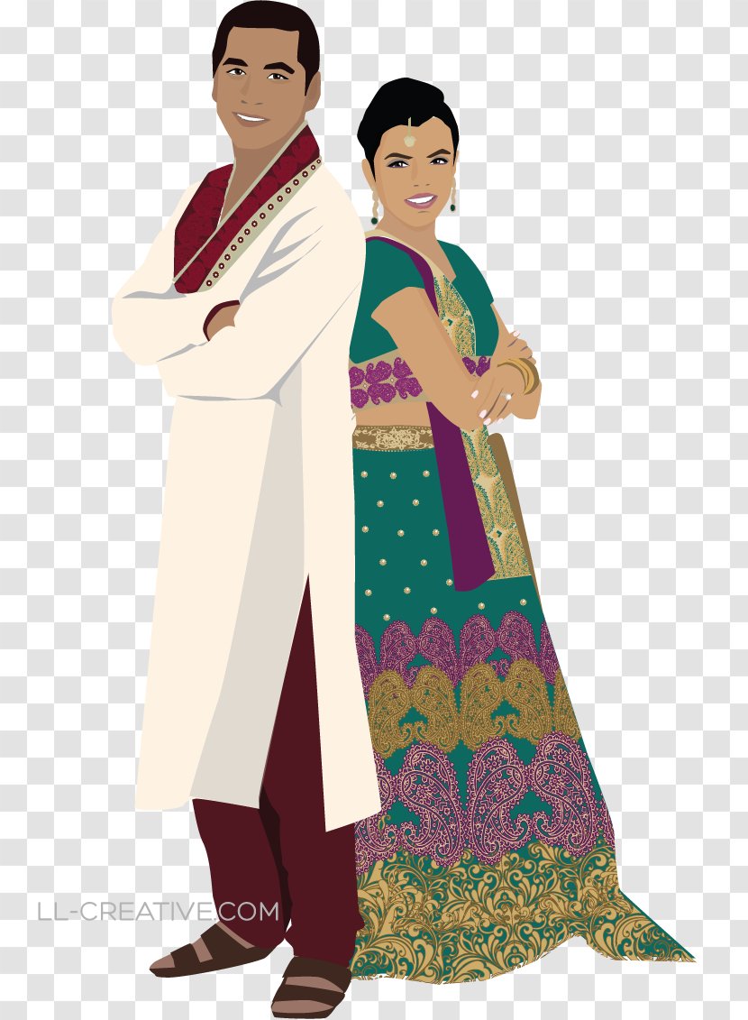 Weddings In India Couple Marriage Clip Art - Tree - Indian Wedding Transparent PNG
