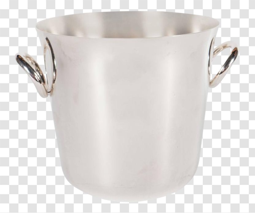 Silver Christofle Vertigo Bucket Art Deco - Mug Transparent PNG