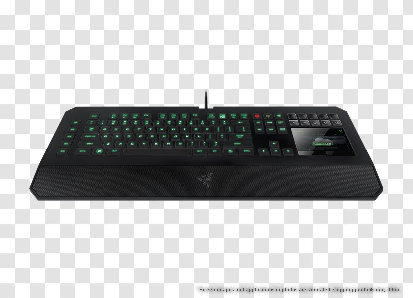 Computer Keyboard Razer DeathStalker Ultimate Chroma Inc. - Gaming Keypad - Chiclets Transparent PNG