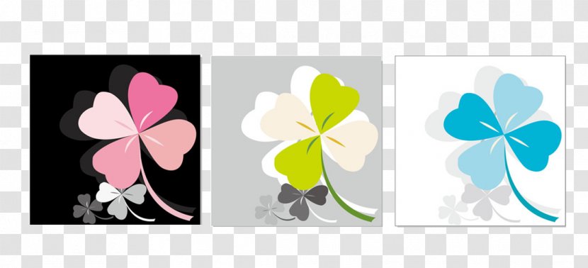 Four-leaf Clover Icon - Flora - Creative Transparent PNG