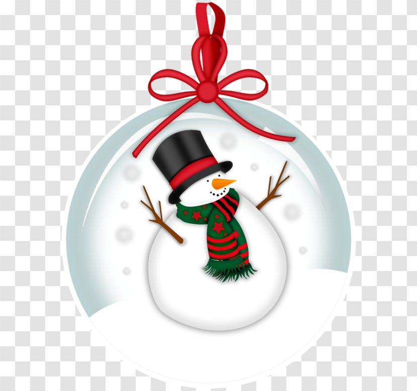 Snowman Christmas Ornament Clip Art - Decoration Transparent PNG