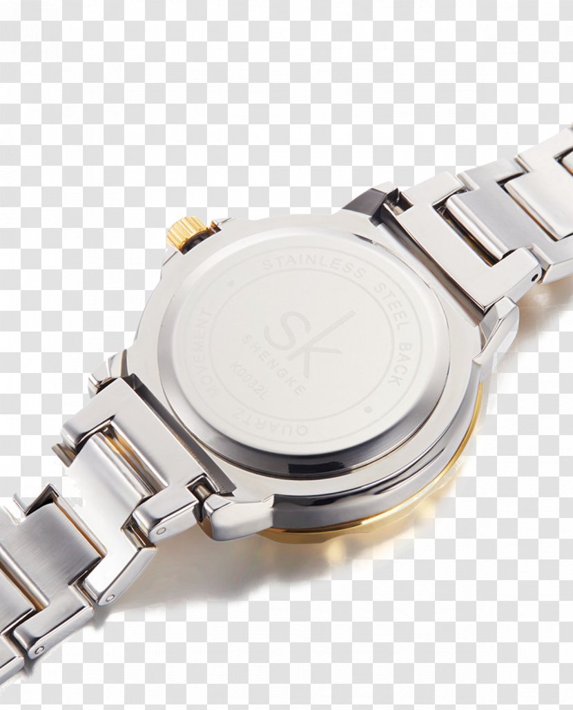 Watch Gold Quartz Clock Stainless Steel - Bracelet Transparent PNG