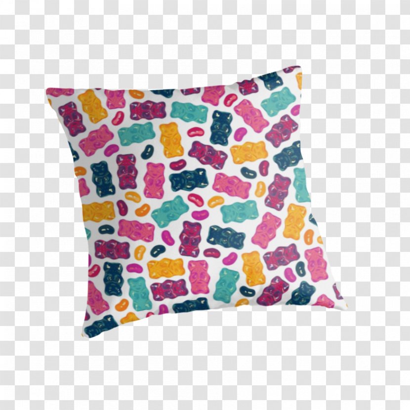 Throw Pillows Cushion Rectangle Place Mats - Ceramic - Gummy Bears Transparent PNG