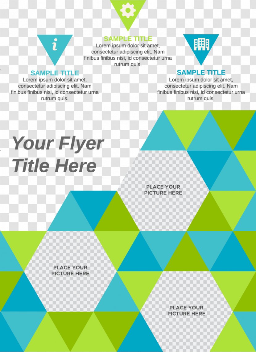 Green Poster - Geometry - Triangle Business Transparent PNG