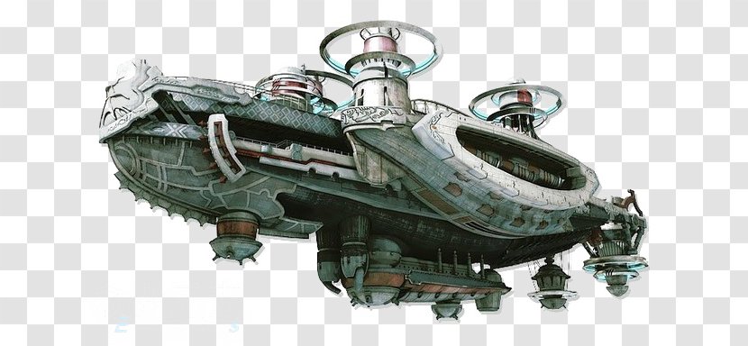 Final Fantasy XII XIV Airship PlayStation 4 Video Game - Xii - Machine City Transparent PNG