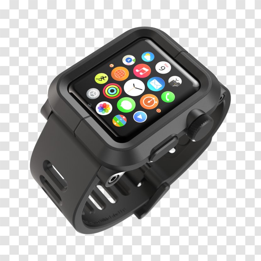 Lunatik Epik Aluminum Case And Silicone Strap For Apple Watch S Series 1 - Electronics Accessory - Glory Phone Transparent PNG