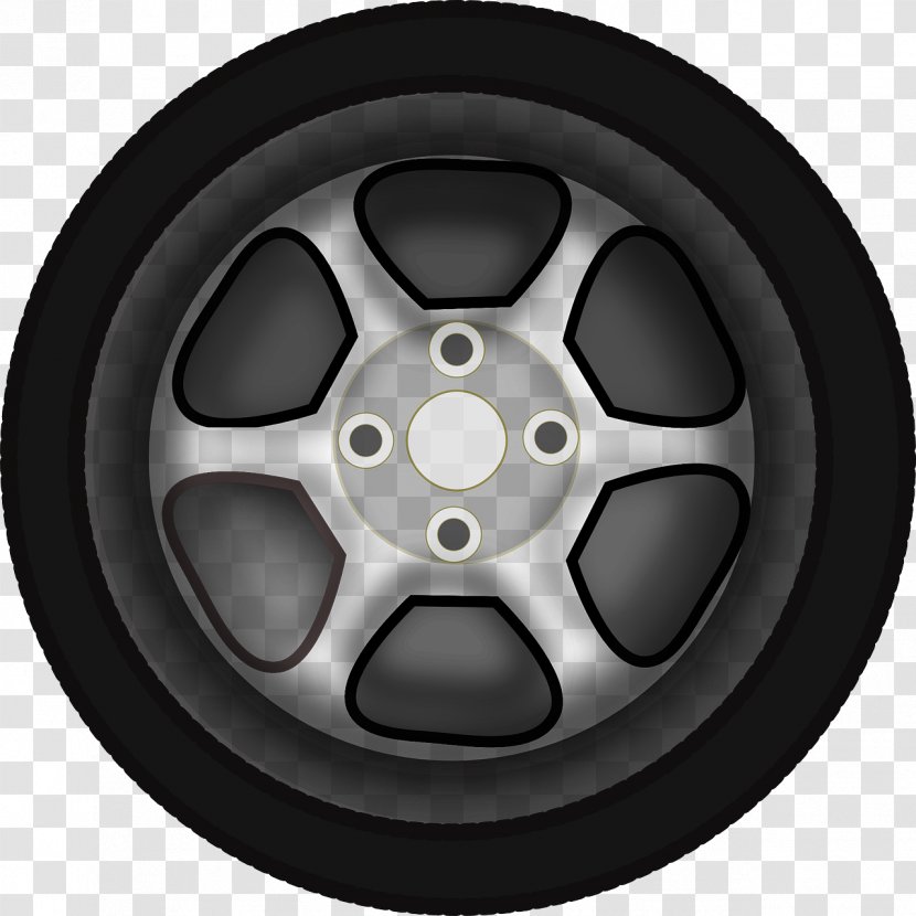 Car Wheel Rim Clip Art - Tires Transparent PNG