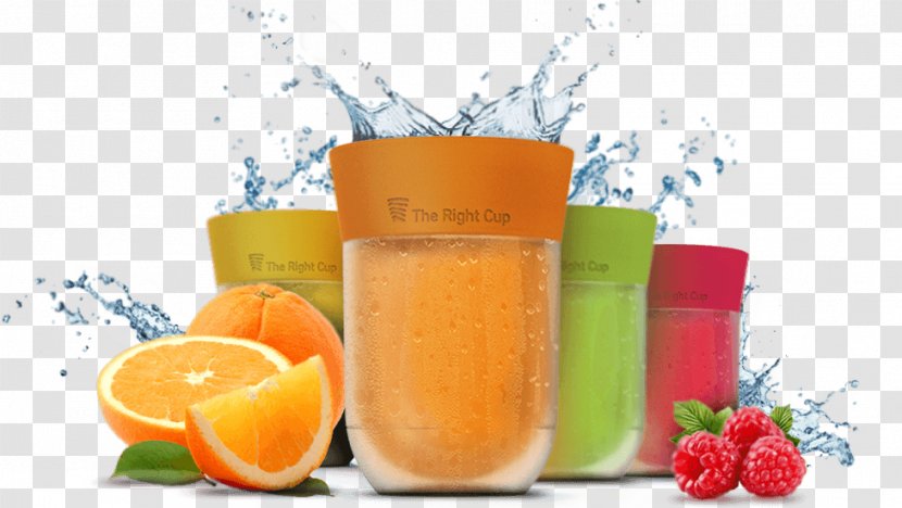 Orange Cup Flavor Drinking - Non Alcoholic Beverage - Water Transparent PNG
