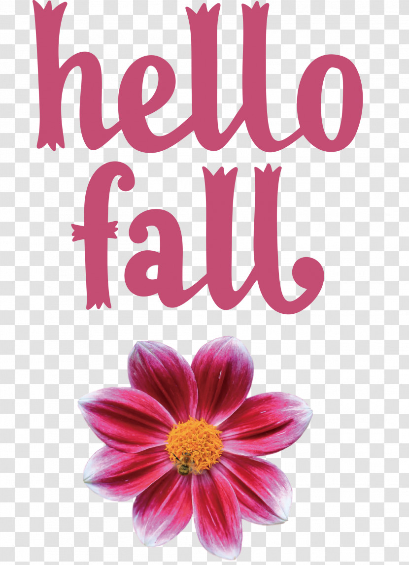 Hello Fall Fall Autumn Transparent PNG