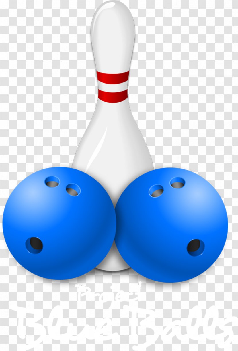 Bowling Balls Pin Blue - Sports Equipment Transparent PNG