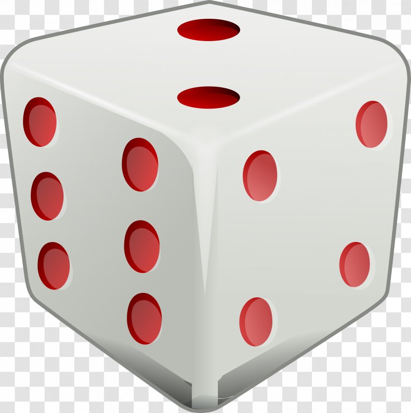 Red Roll Prism Cube Solid Geometry Game - Rectangle - Gambling Transparent PNG