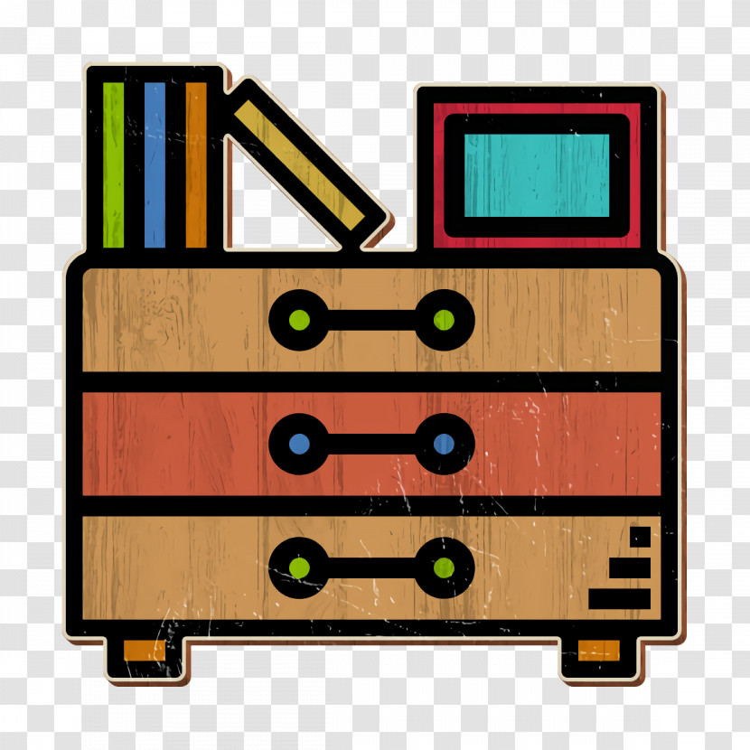 Drawers Icon Furniture And Household Icon Home Equipment Icon Transparent PNG