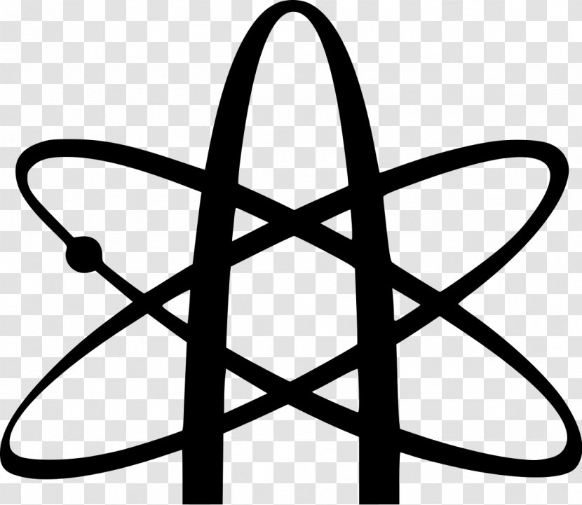 Atomic Whirl Atheism American Atheists Symbol - Monochrome Transparent PNG