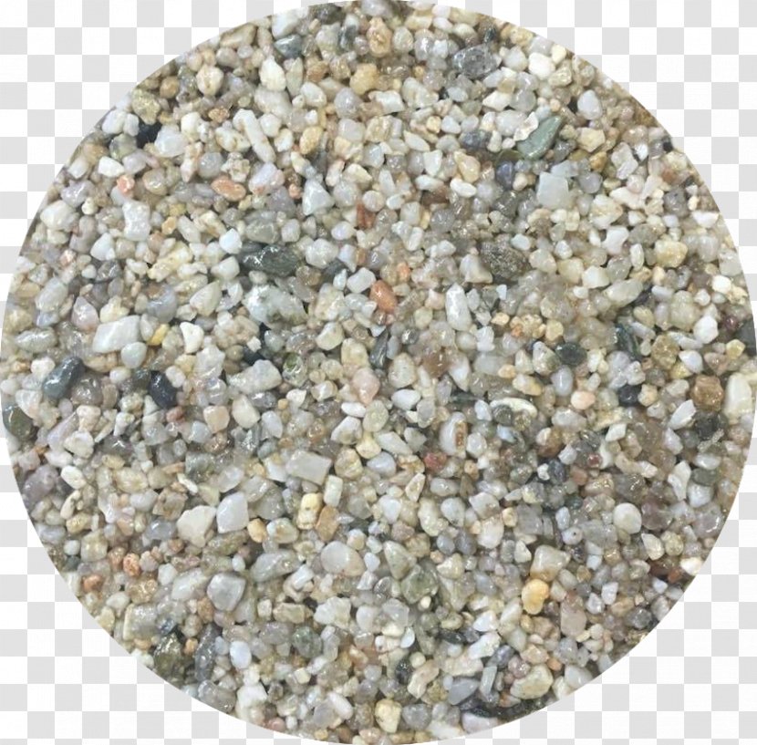 Pebble Plastic Gravel Mixture - Quartz Transparent PNG