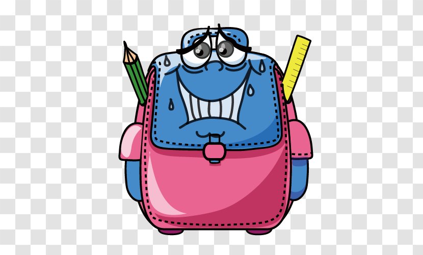 Cartoon School Clip Art - Royaltyfree - Cute Bags Transparent PNG