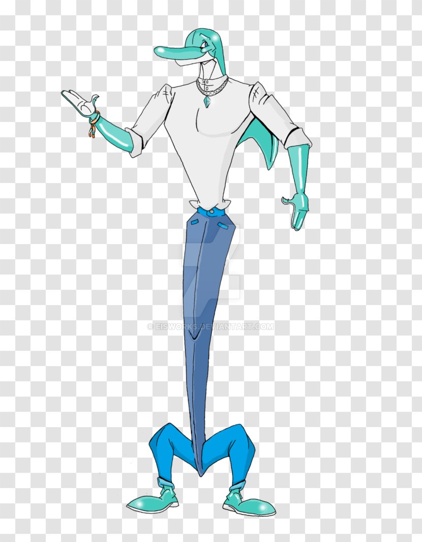 Clothing Costume Art - Standing - Flippers Transparent PNG