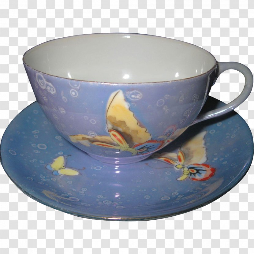 Coffee Cup Saucer Porcelain Mug - Drinkware Transparent PNG