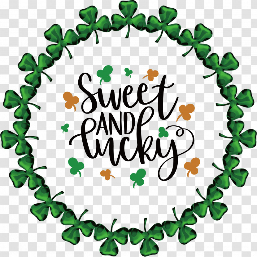 Sweet And Lucky Lucky St Patricks Day Transparent PNG