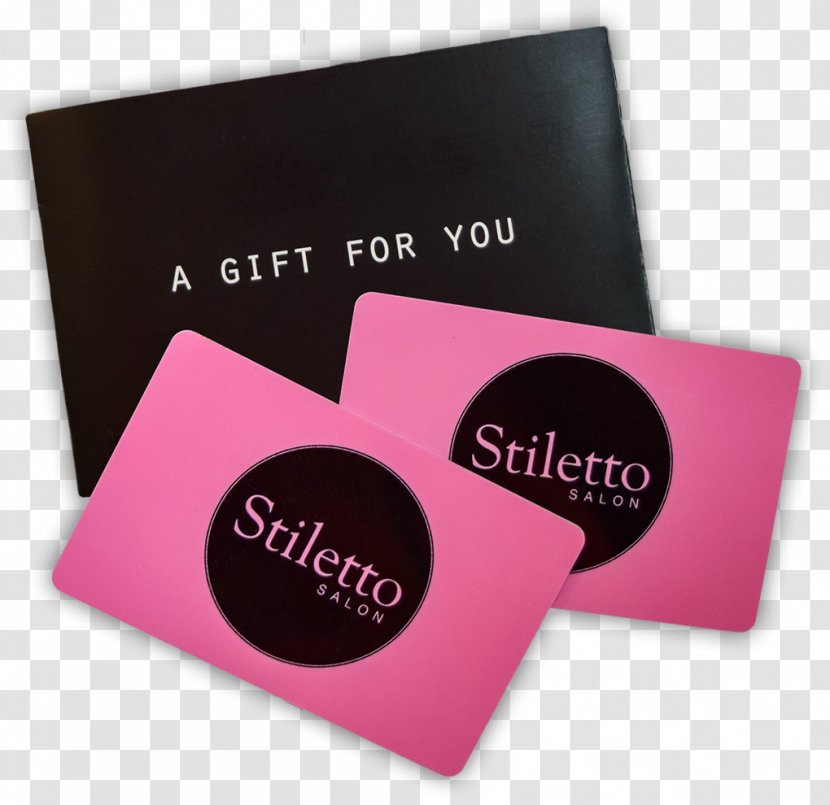 Stiletto Salon Gift Card Beauty Parlour Regis - Brand Transparent PNG