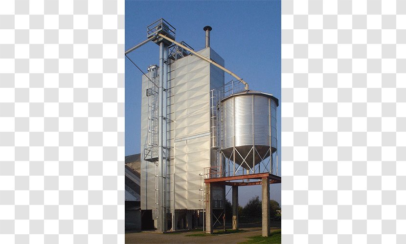 Silo Зерносушарка Grain Drying Cereal Maize - Petkus Transparent PNG