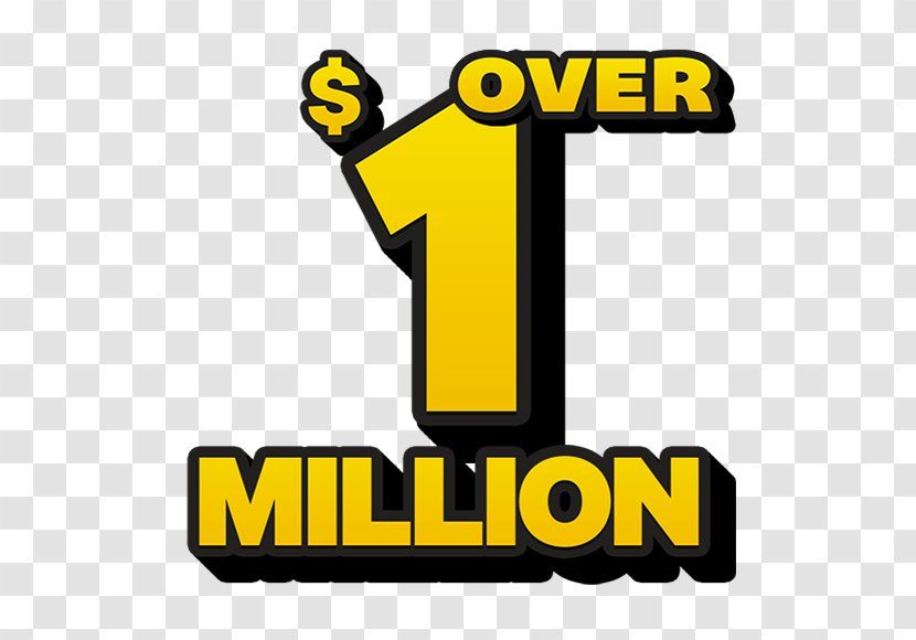 Logo Lottery Brand Yellow Mega Millions - Signage - Win The Lottery! Transparent PNG