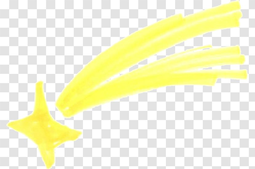 Meteor Star Yellow Light Transparent PNG