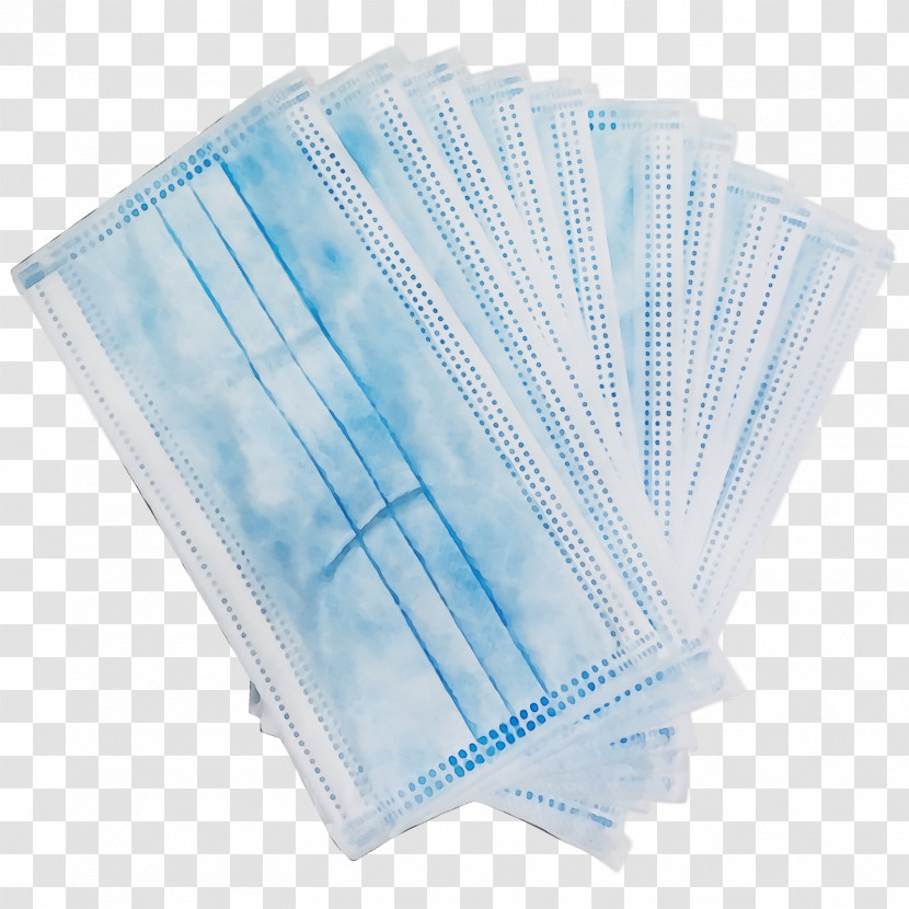 Blue Turquoise Aqua Handkerchief Plastic Transparent PNG