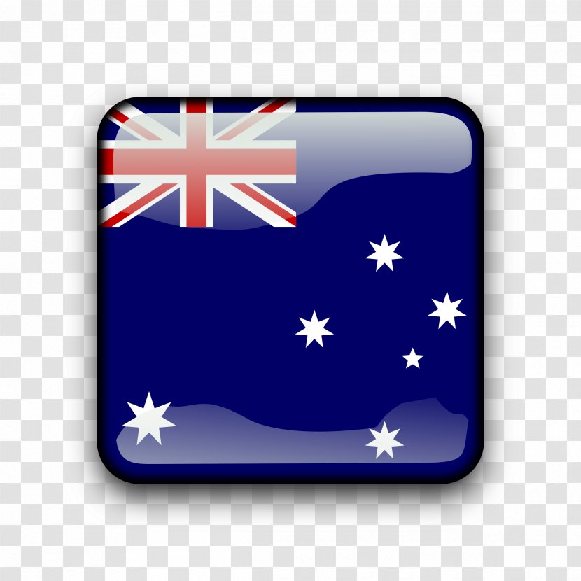 Flag Of Australia National Montserrat - Electric Blue Transparent PNG