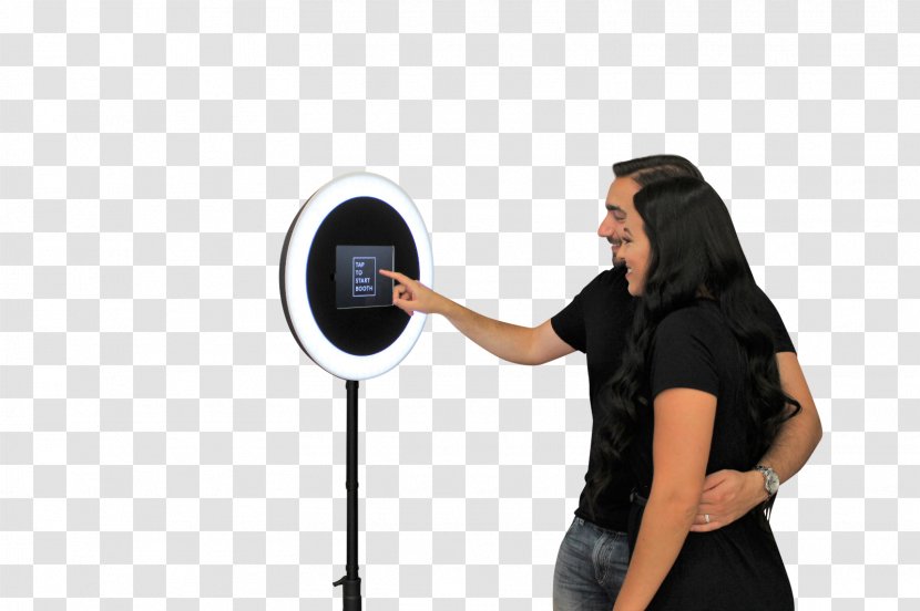 Photo Booth Ring Flash Matbord Photograph Light-emitting Diode - Shoulder Transparent PNG