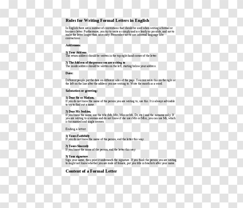 Writing Essay Business Letter Cover - Federal Resume - Write Transparent PNG