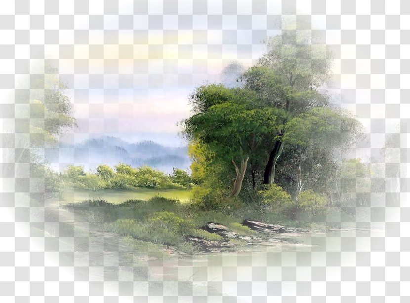 More Of The Joy Painting Oil Painter Landscape - Television Show Transparent PNG