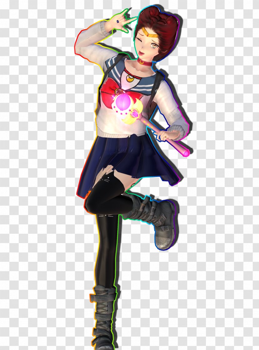 Costume Performing Arts Dancer Character - Pretty Soldier Sailor Moon Transparent PNG