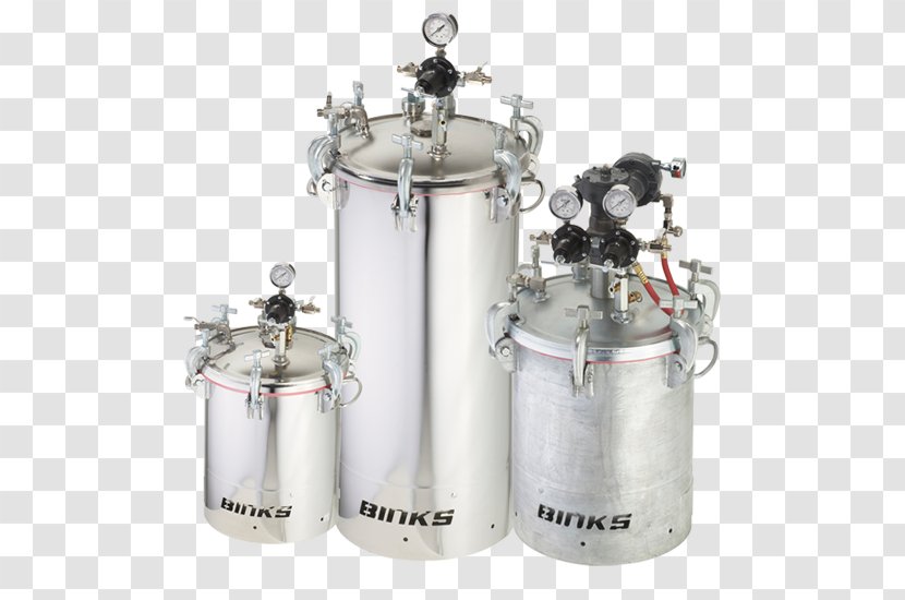 Pressure Vessel Storage Tank Pump Gallon - Stainless Steel - Pneumatics Transparent PNG