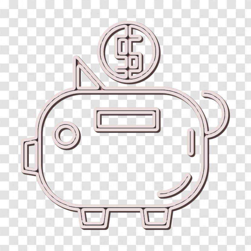 Piggy Bank Icon Money Icon Web Design Icon Transparent PNG