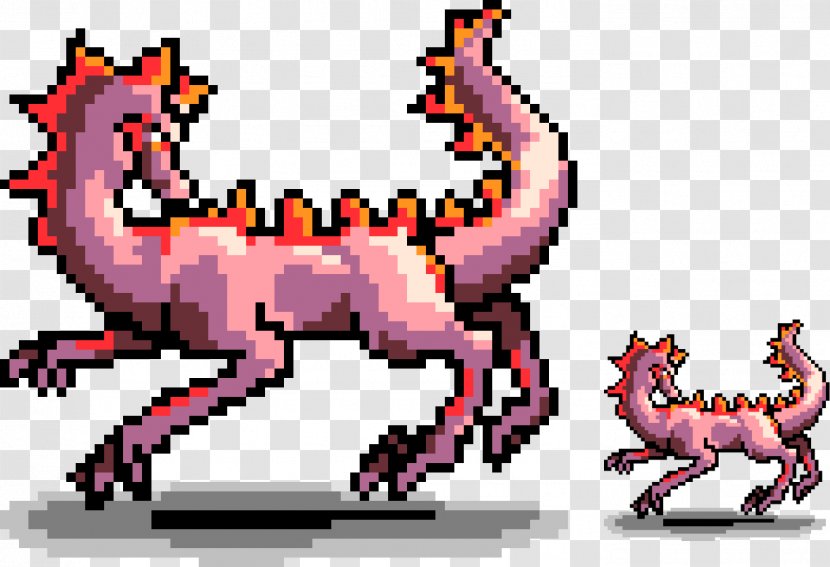 Horse Animal Art Clip - Frame - Pixel Dragon Transparent PNG