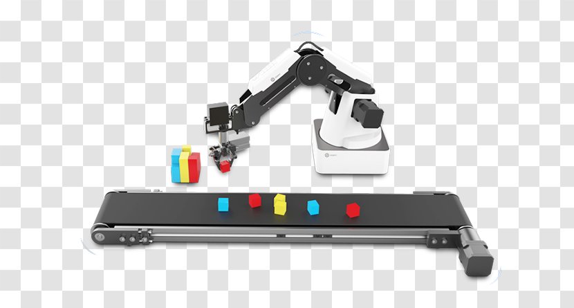 Conveyor Belt Robotics Robotic Arm DOBOT Magician Professional Programmable Education Robot Product - Factory - Micro Switch Accessories Transparent PNG