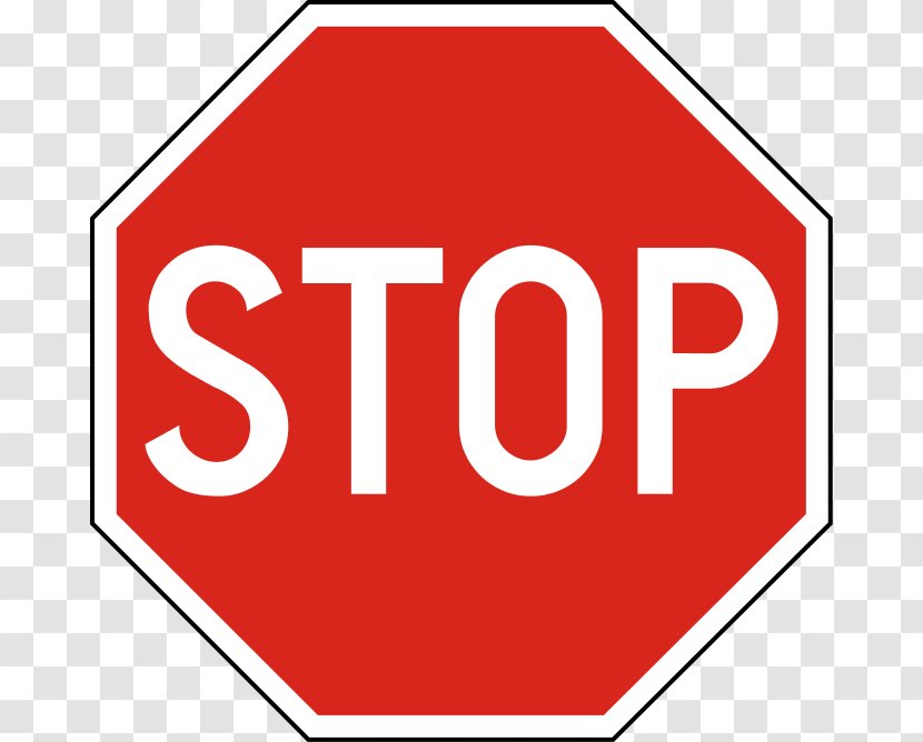 Stop Sign Clip Art Signage Traffic Image - Community Announcement Signs Transparent PNG
